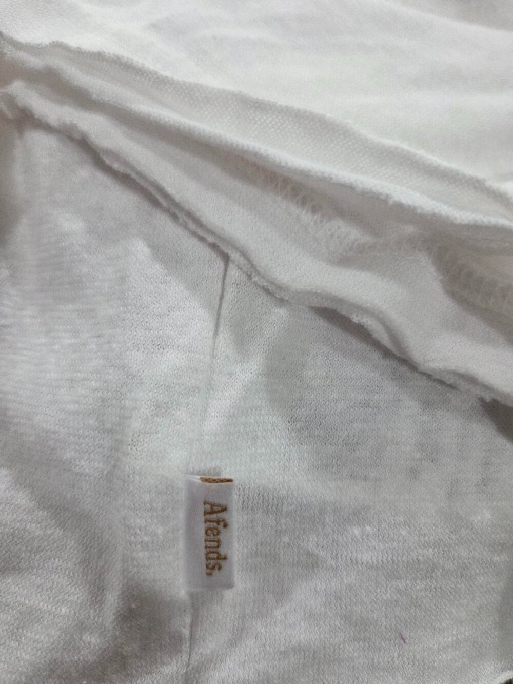 Organic Cotton Blend White T-Shirt - Picture 4 of 4
